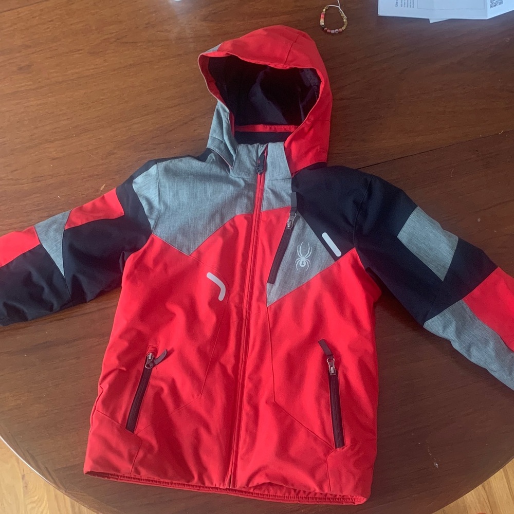 Spyder kids ski jacket - really warm. Size 12 kid.